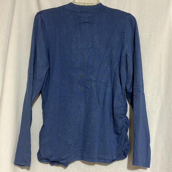 Women’s Lee keyhole  knitted long sleeve lightweight sweater size large - Picture 5 of 8